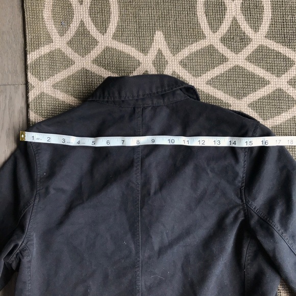 Old Navy Black Utility Jacket cotton size M - Picture 5 of 7